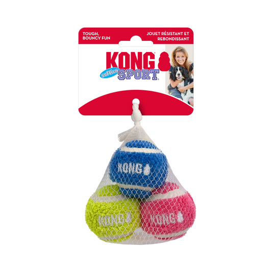 Kong Sport Softies Balls 3-pk Assorted