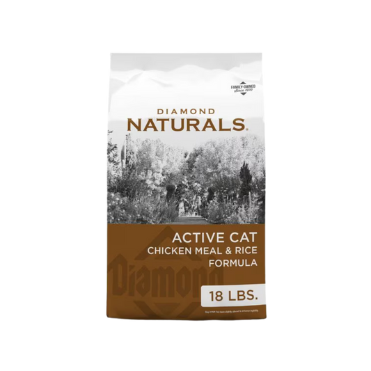 Diamond Naturals Active Cat Chicken & Rice Formula