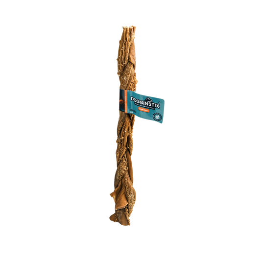 Dogginstix 12" Braided Lamb Tripe, 1ct