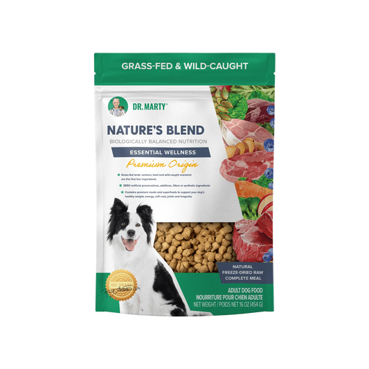 Dr. Marty Freeze-Dried Raw Nature's Blend Essential Wellness Premium Origin