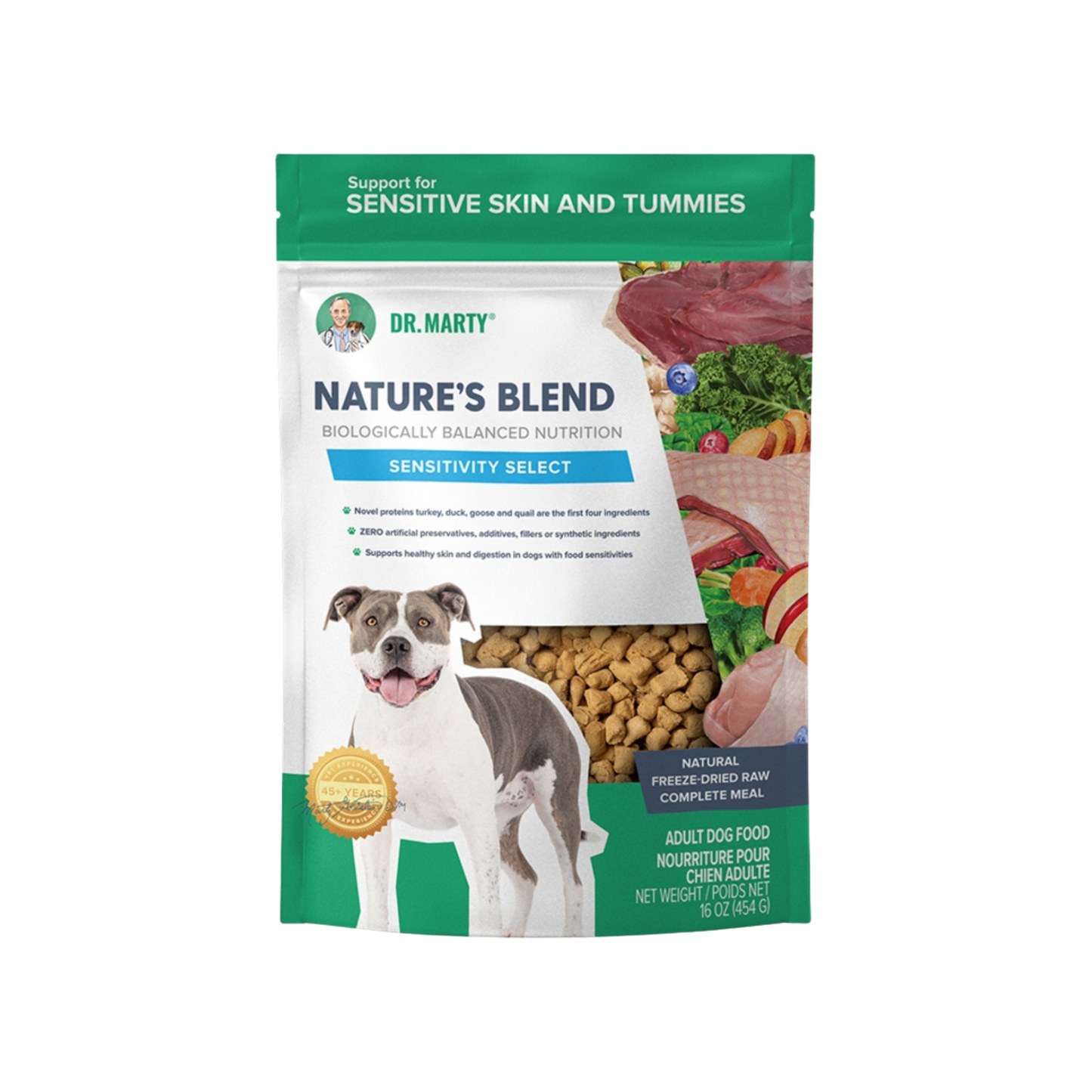Dr. Marty Freeze-Dried Raw Nature’s Blend Sensitivity Select
