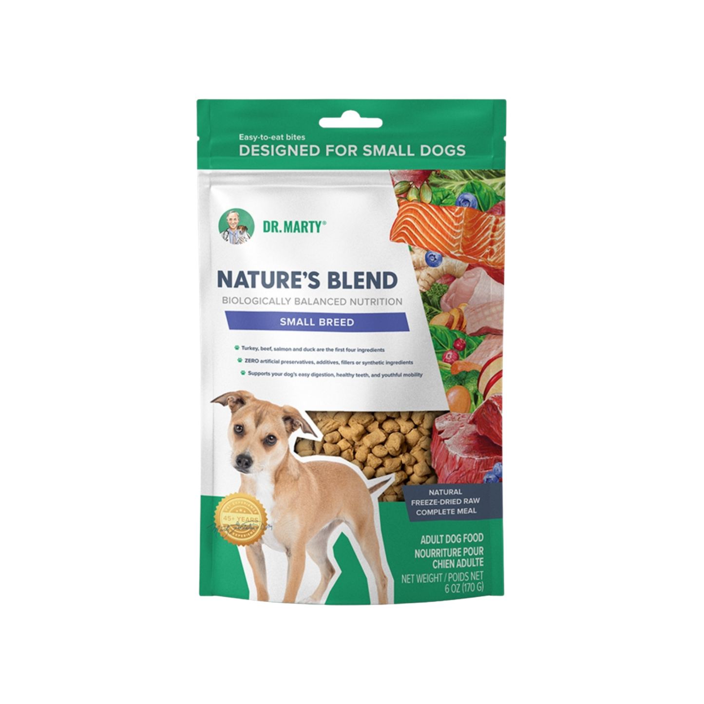 Dr. Marty Freeze-Dried Raw Nature’s Blend Small Breed