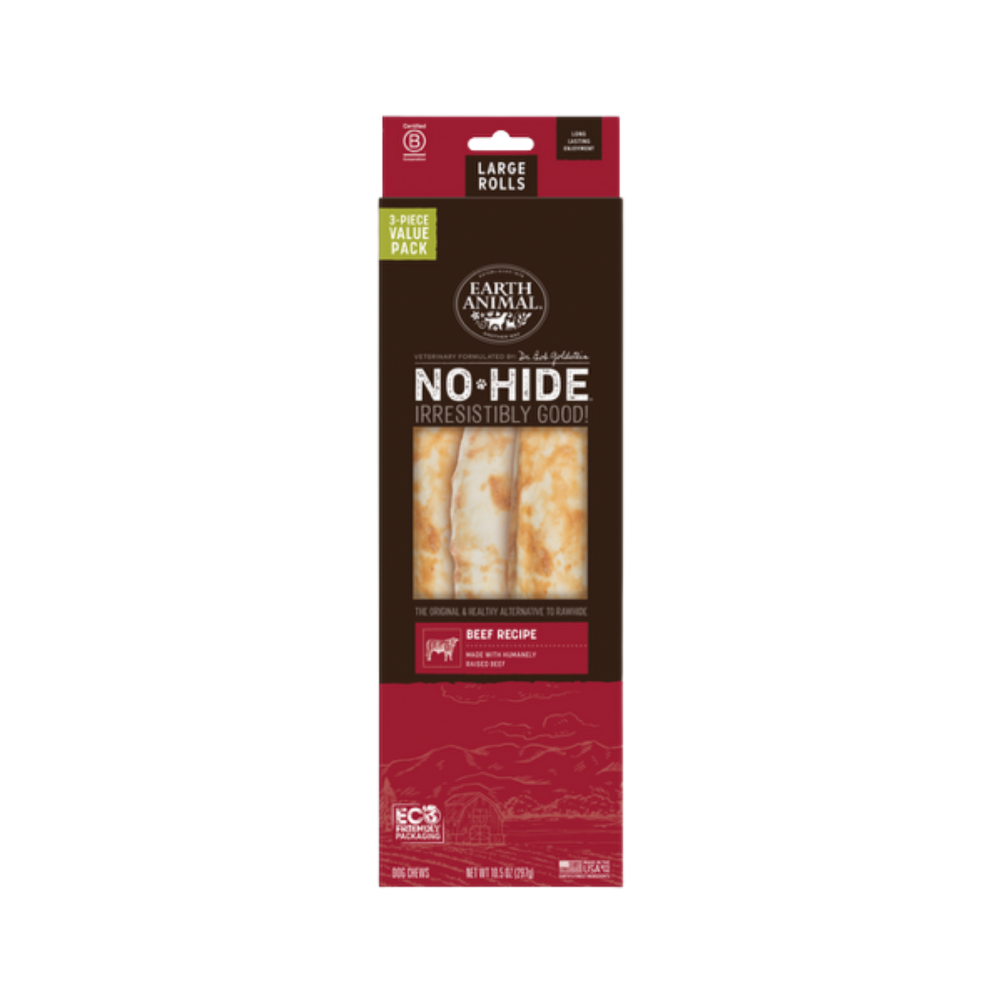 Earth Animal No-Hide Beef Rolls