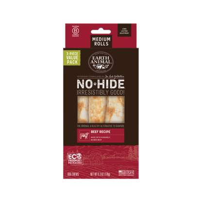 Earth Animal No-Hide Beef Rolls