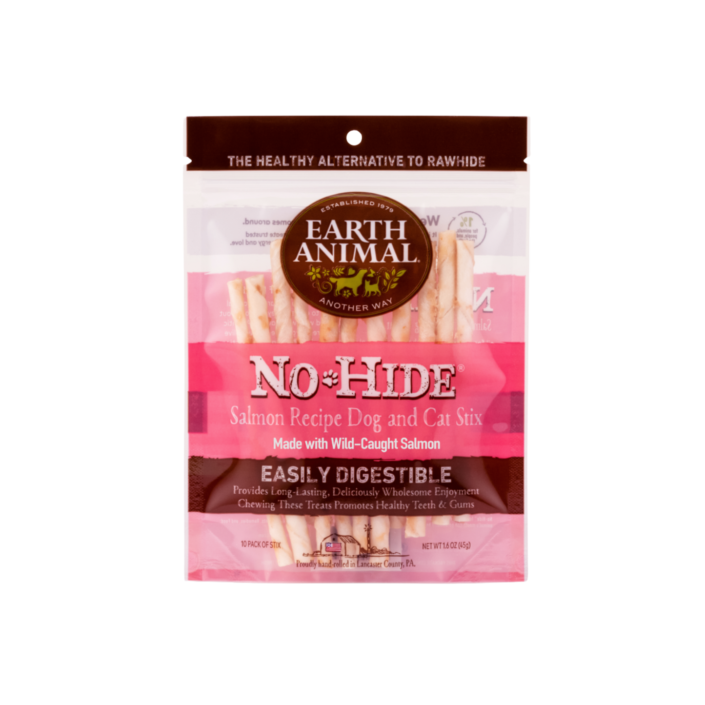 Earth Animal No-Hide Salmon Stix