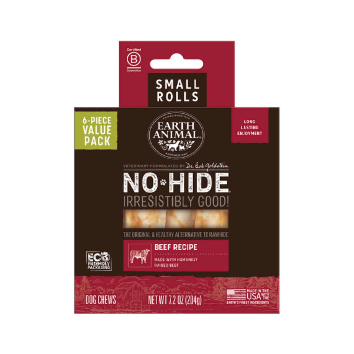 Earth Animal No-Hide Beef Rolls