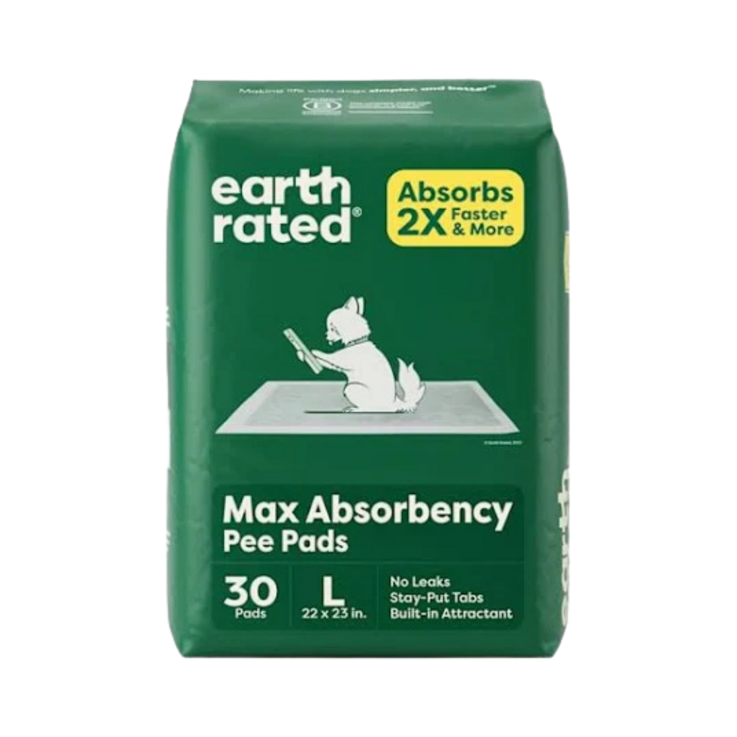 Earth Rated Large Dog Pee Pads, 30ct