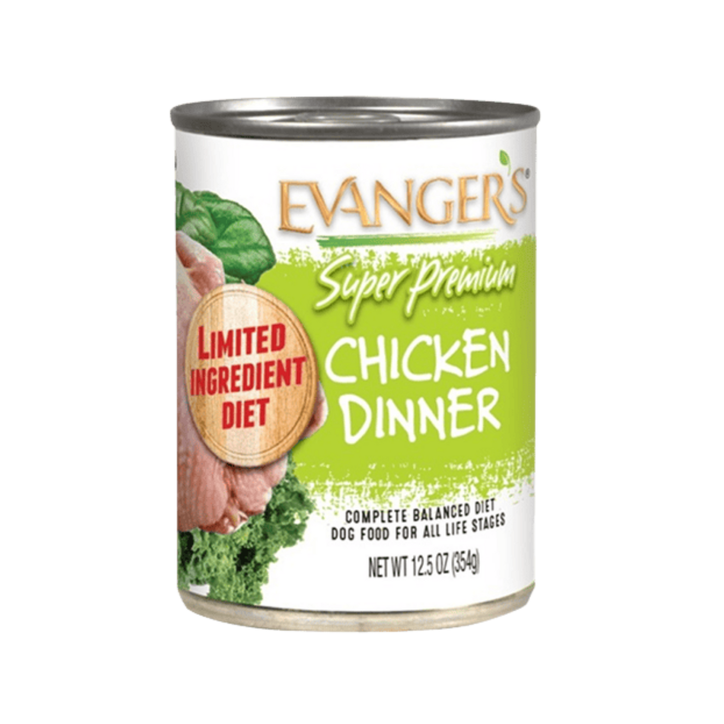 Evanger's Super Premium Chicken Dinner Wet Dog Food, 12.5oz