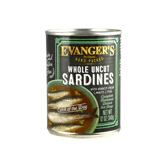 Evanger's Whole Uncut Sardines Wet Dog Food