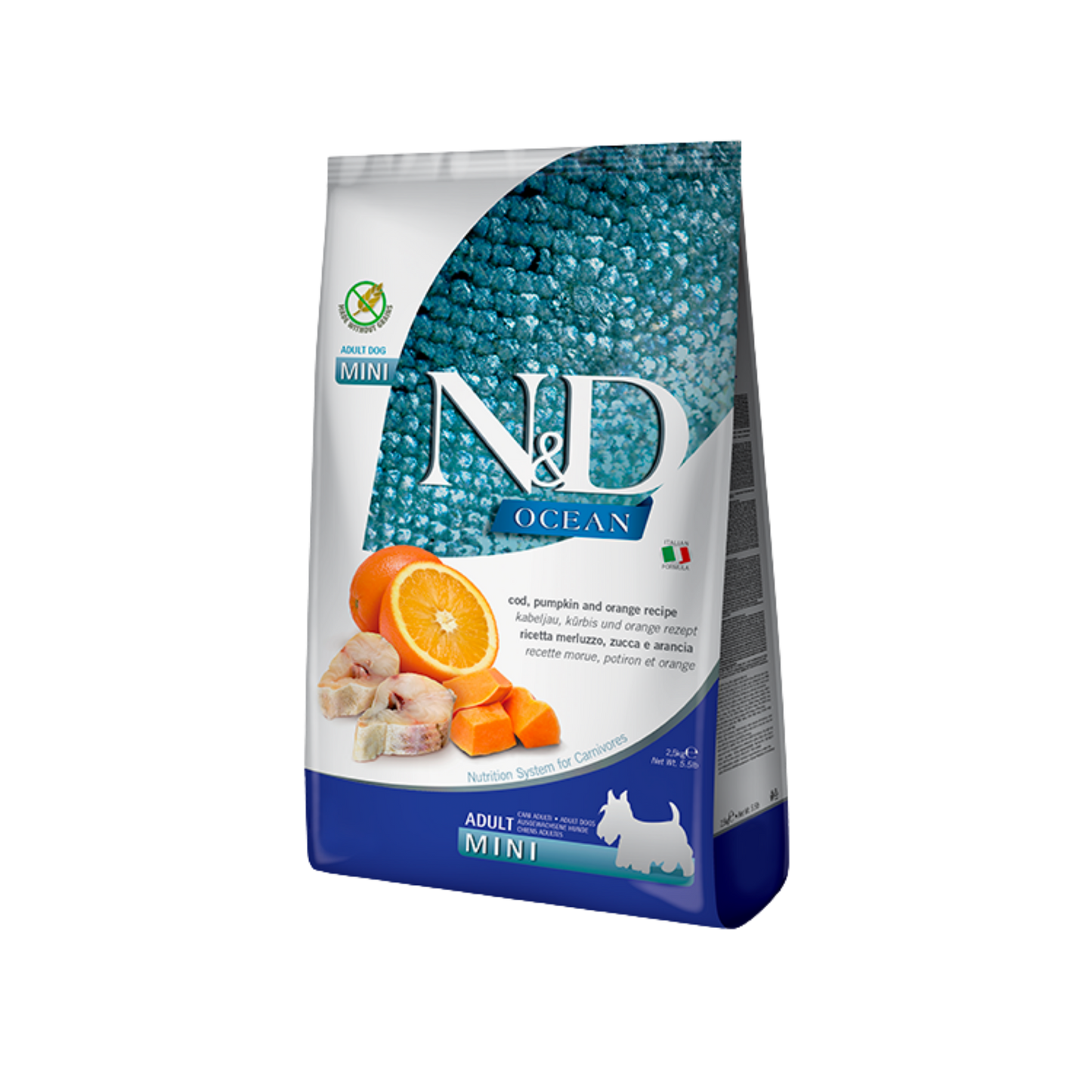 Farmina N&D Cod, Pumpkin & Orange Adult Mini Dry Dog Food