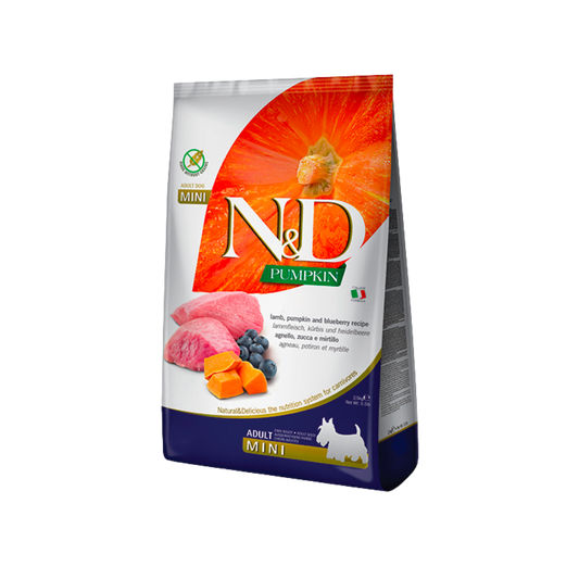 Farmina N&D Lamb & Blueberry Adult Mini Dry Dog Food