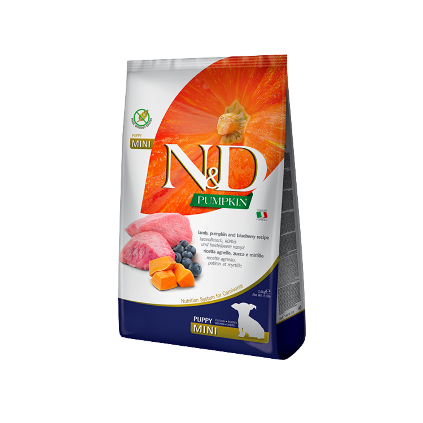 Farmina N&D Lamb & Blueberry Puppy Mini Dry Dog Food