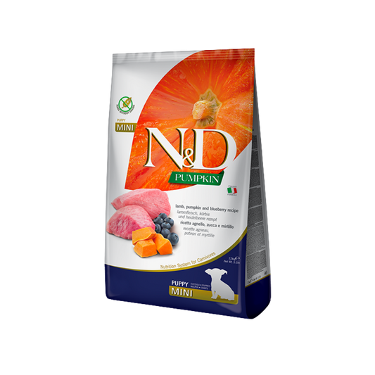 Farmina N&D Lamb & Blueberry Puppy Mini Dry Dog Food