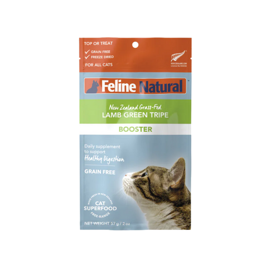 Feline Natural New Zealand Lamb Green Tripe Freeze-Dried Booster for Cats