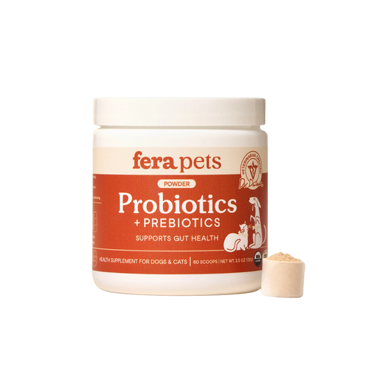 Fera Pets USDA Organic Probiotics with Prebiotics