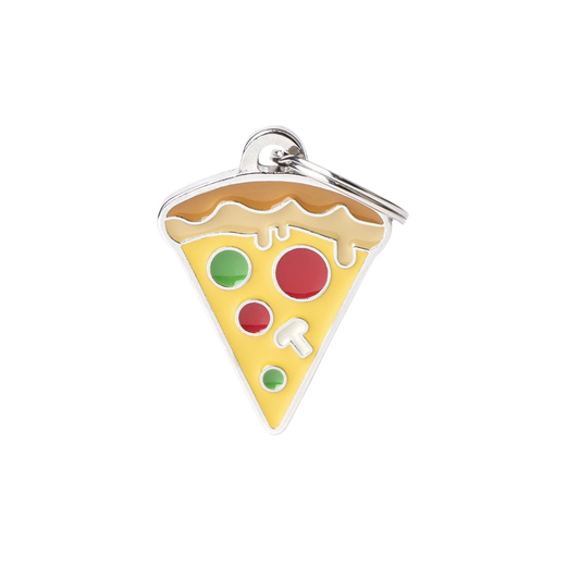Myfamily Food Pizza ID Tag