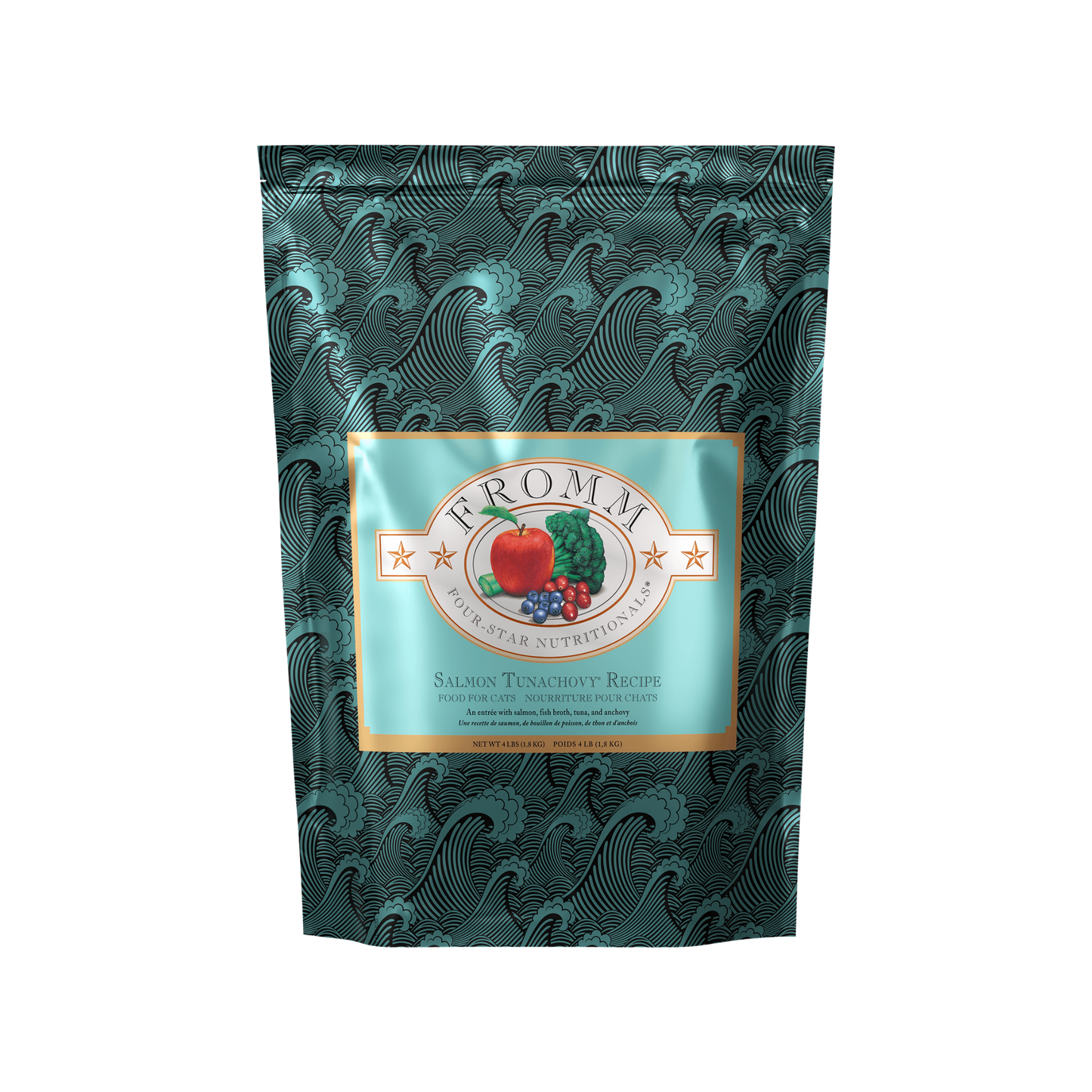 Fromm Four-Star Salmon Tunachovy Recipe Dry Cat Food