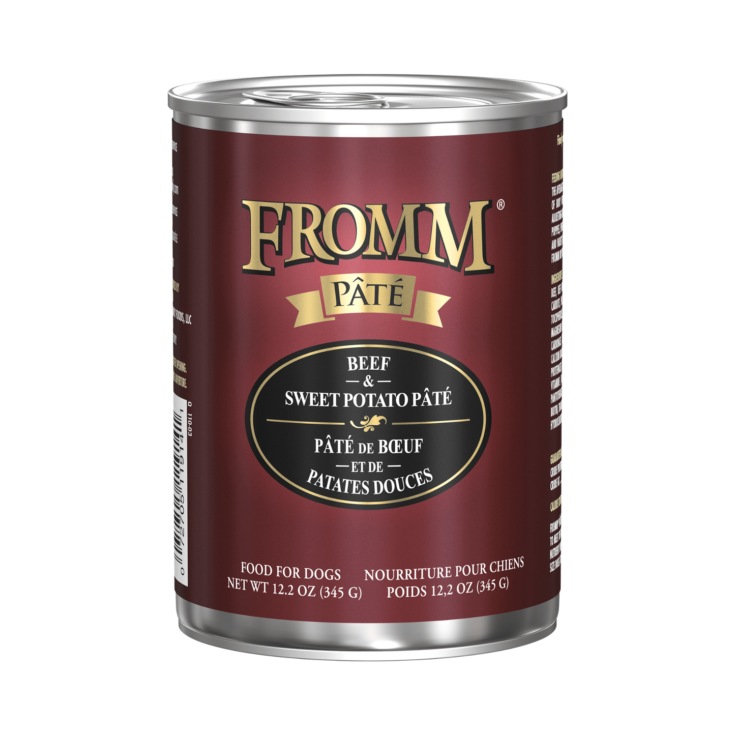 Fromm Pâté Beef & Sweet Potato Pâté Wet Dog Food, 12.2oz