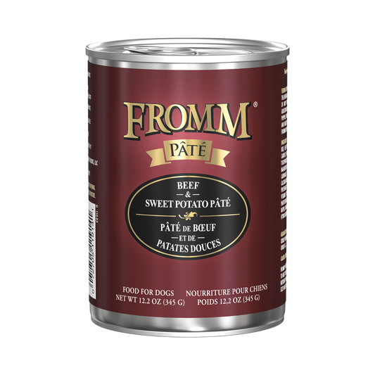 Fromm Pâté Beef & Sweet Potato Pâté Wet Dog Food, 12.2oz