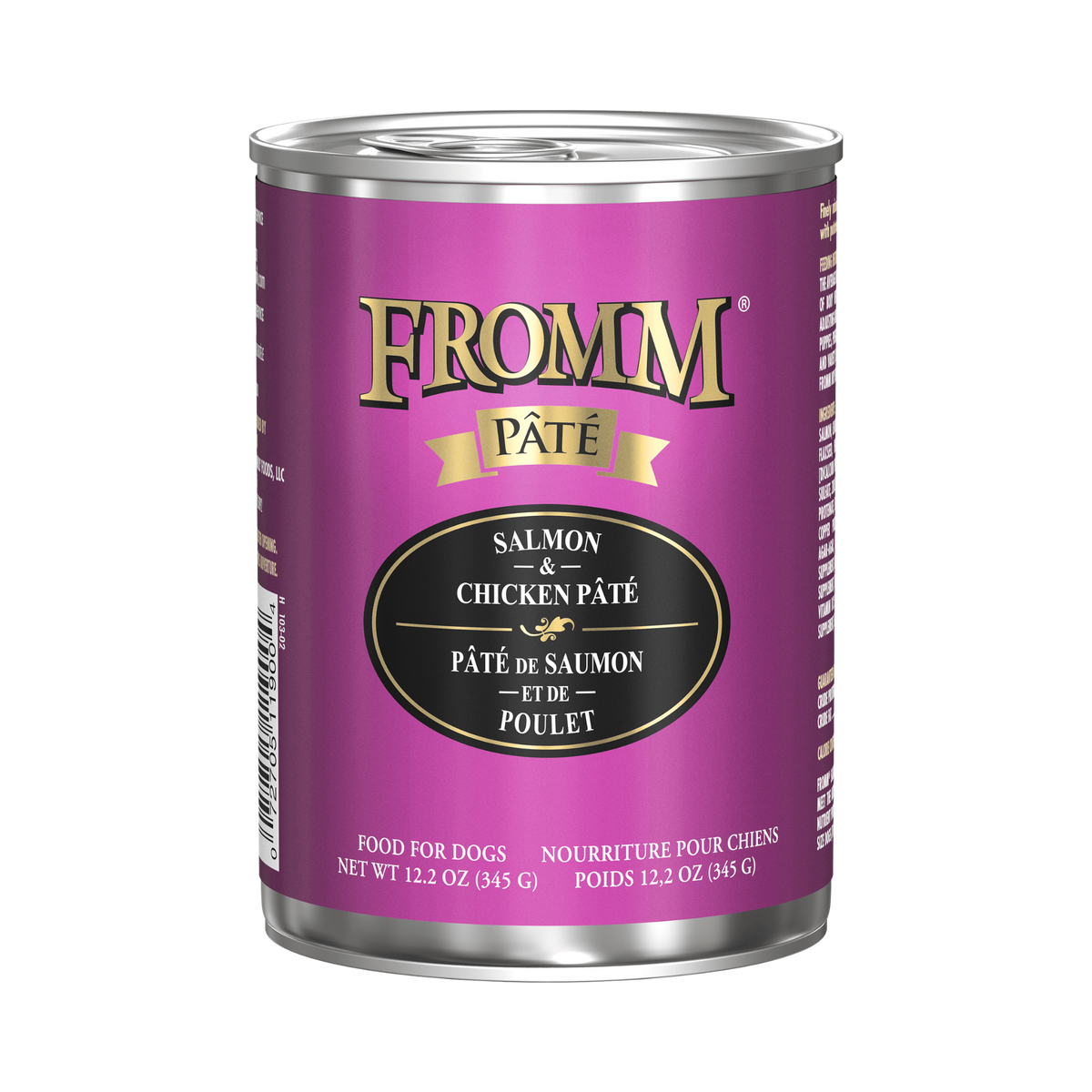 Fromm Pâté Salmon & Chicken Pâté Wet Dog Food, 12.2oz