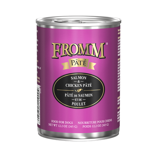 Fromm Pâté Salmon & Chicken Pâté Wet Dog Food, 12.2oz