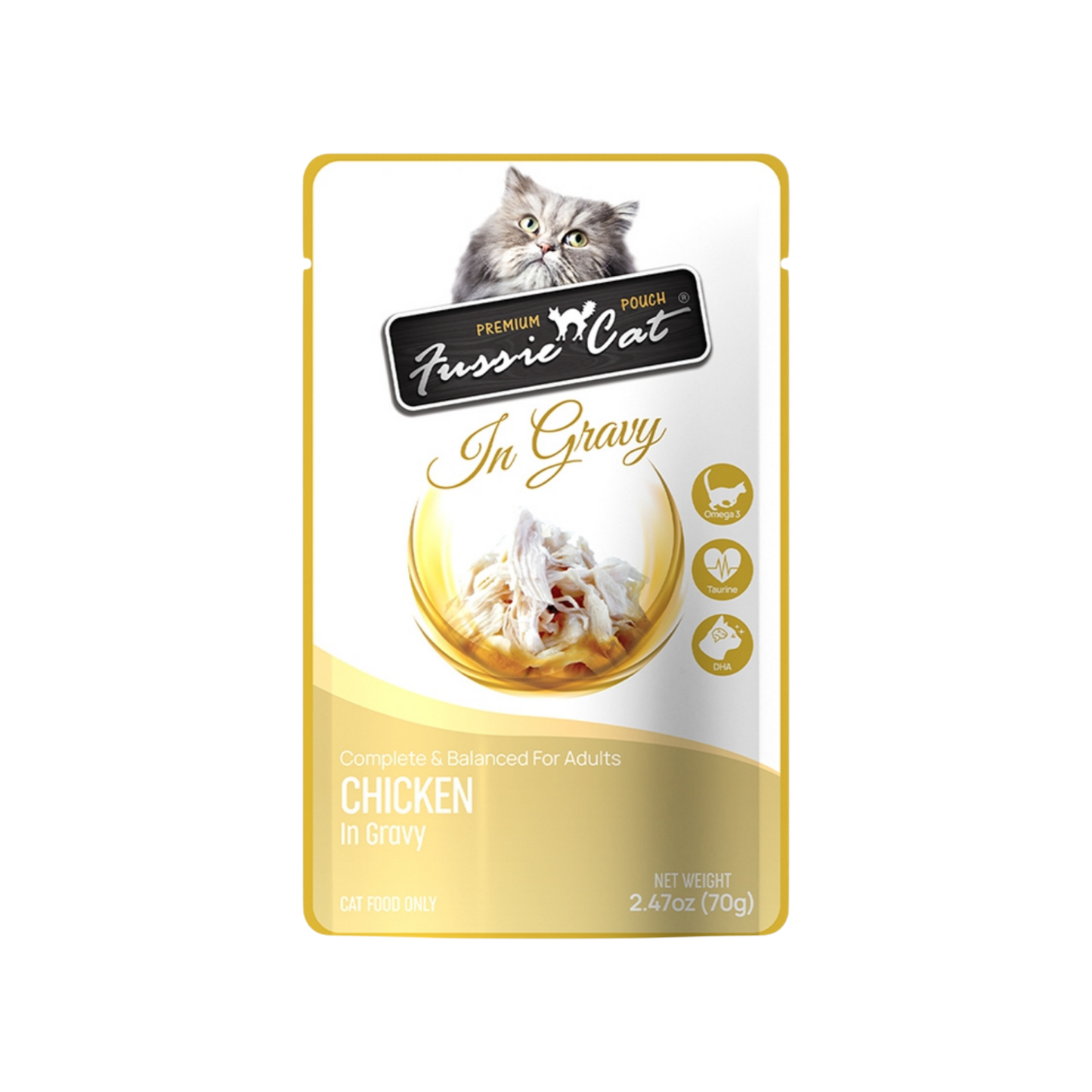 Fussie Cat Chicken in Gravy Pouch Recipe