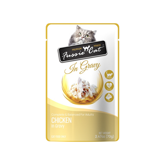 Fussie Cat Chicken in Gravy Pouch Recipe