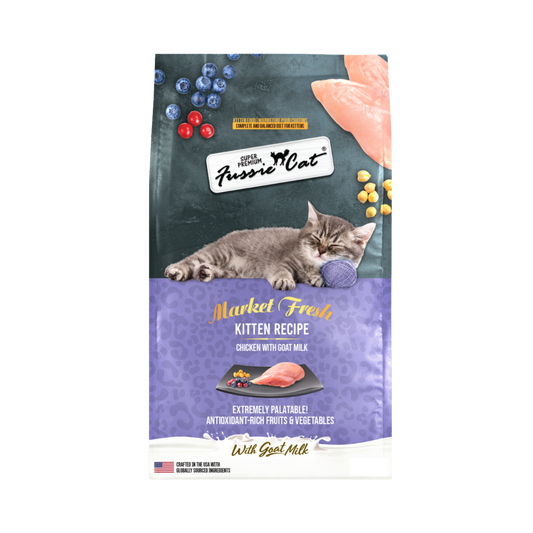 Fussie Cat Market Fresh Chicken with Goat Milk Kitten Recipe