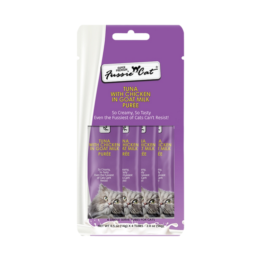 Fussie Cat Tuna with Chicken in Goat Milk Purée