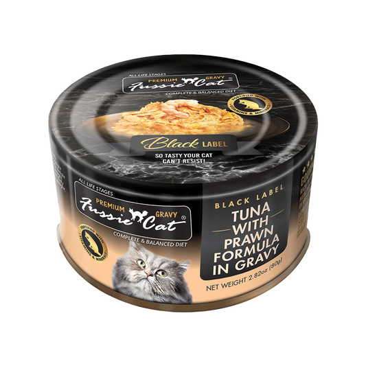 Fussie Cat Tuna with Prawn Formula in Gravy Recipe