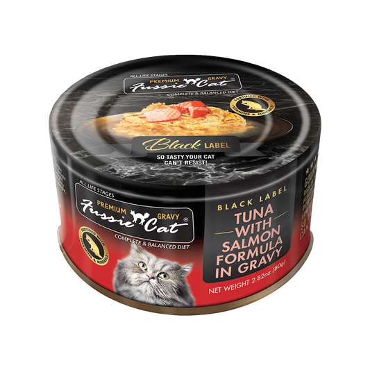 Fussie Cat Tuna with Salmon Formula in Gravy Recipe