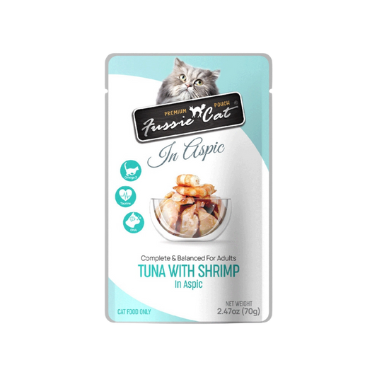 Fussie Cat Tuna with Shrimp in Aspic Pouch Recipe