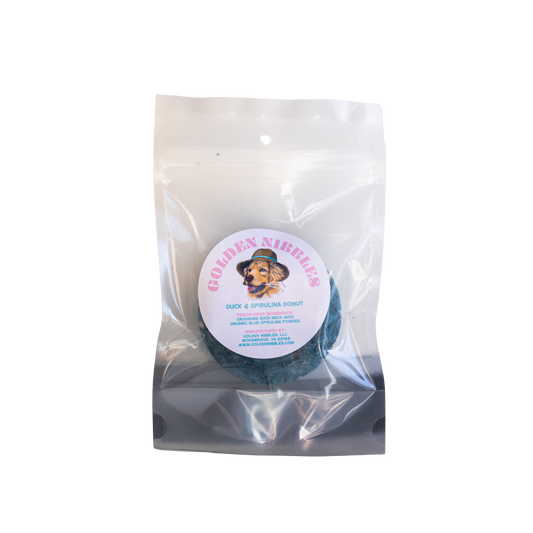 Golden Nibbles Freeze-Dried Duck & Spirulina Donut