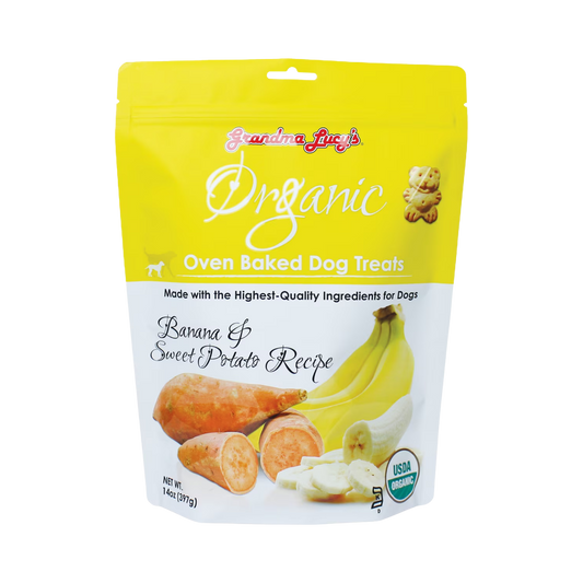 Grandma Lucy's Oven Baked Organic Banana & Sweet Potato Dog Treats