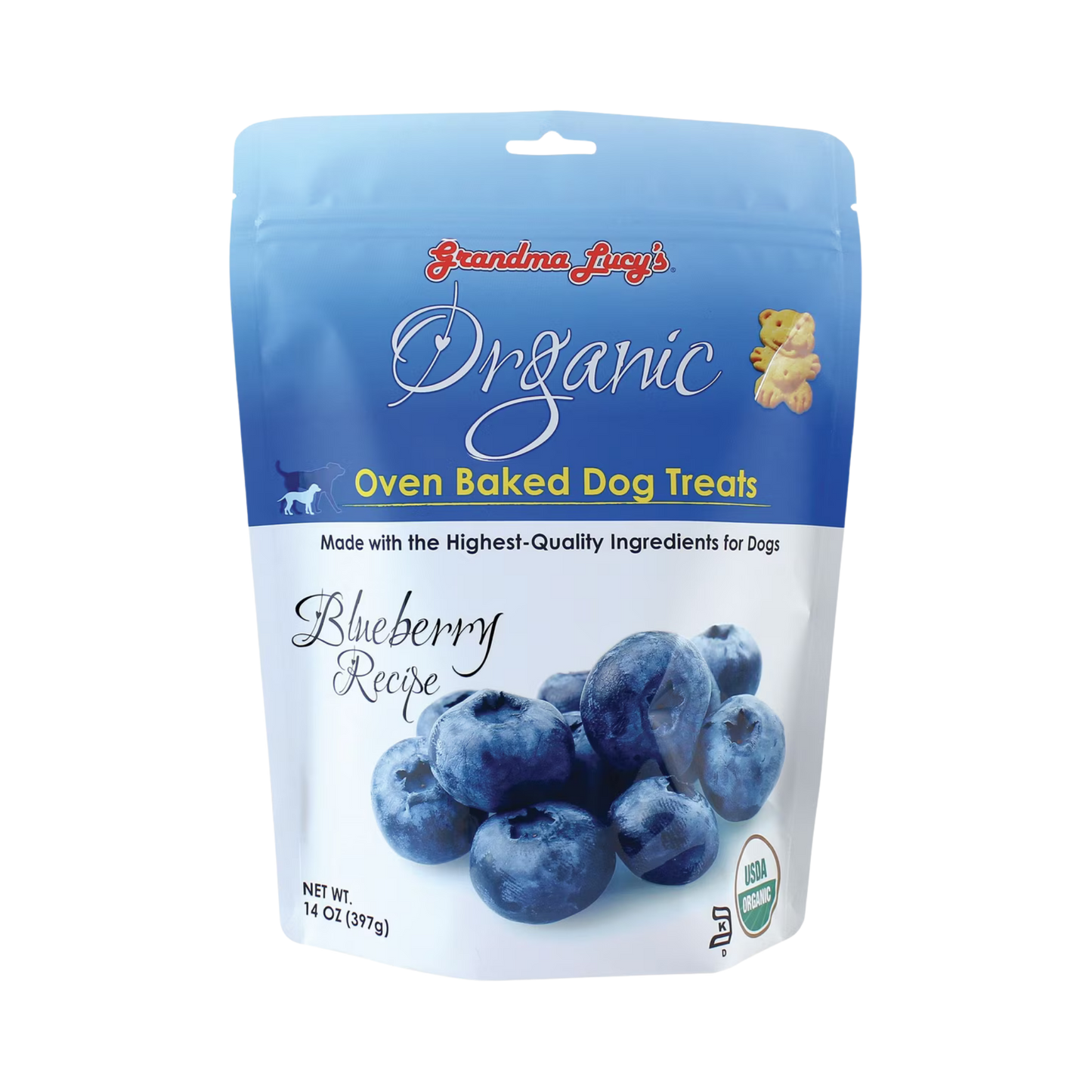 Grandma Lucy's Oven Baked Organic Blueberry Dog Treats