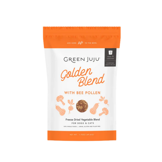 Green Juju Freeze-Dried Golden Blend with Bee Pollen for Dogs & Cats