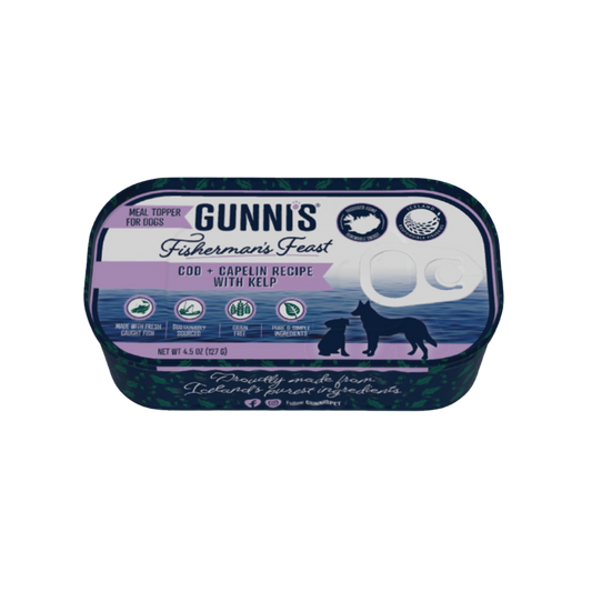 Gunni's Cod & Capelin Dog Food Topper with Kelp