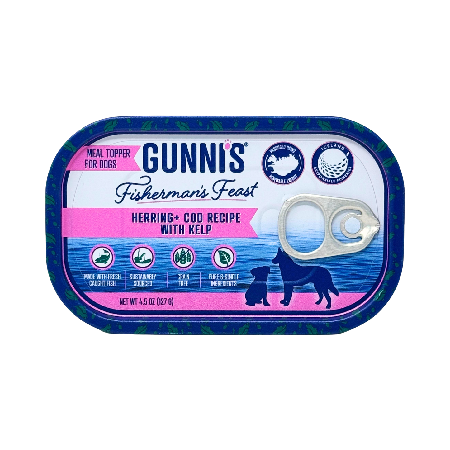 Gunni's Herring & Cod Dog Food Topper with Kelp, 4.5oz