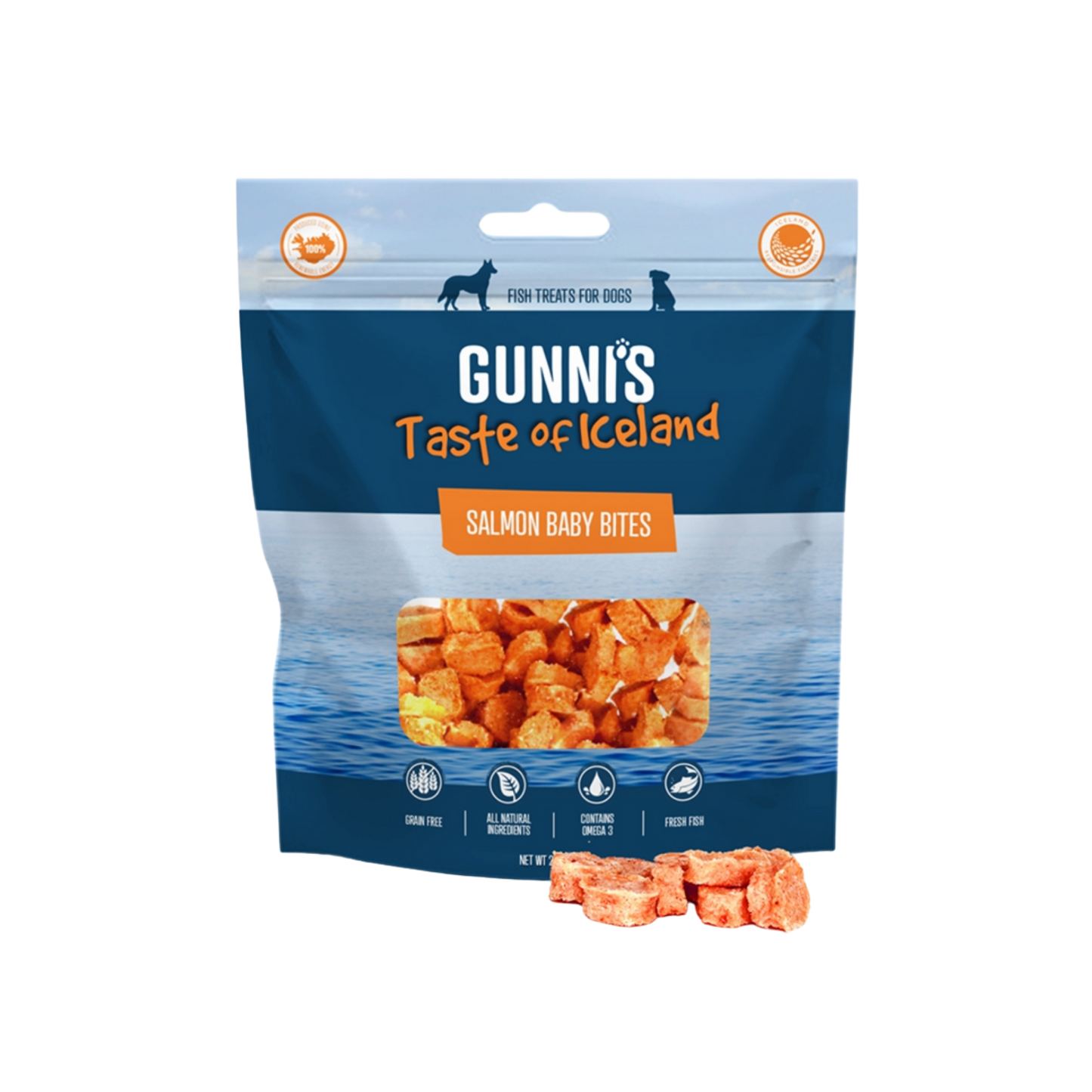 Gunni's Salmon Recipe Baby Bites for Dogs, 2.5oz