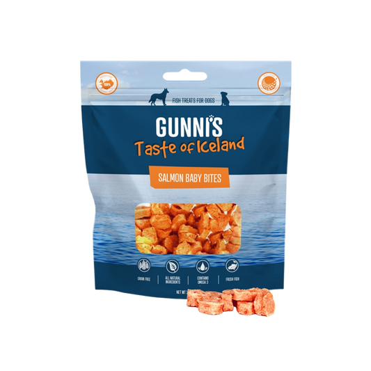 Gunni's Salmon Recipe Baby Bites for Dogs, 2.5oz