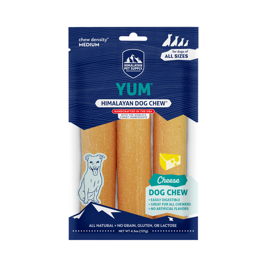 Himalayan Pet Supply Yak Chew Yum Cheese Flavor for Dogs, 4.5oz
