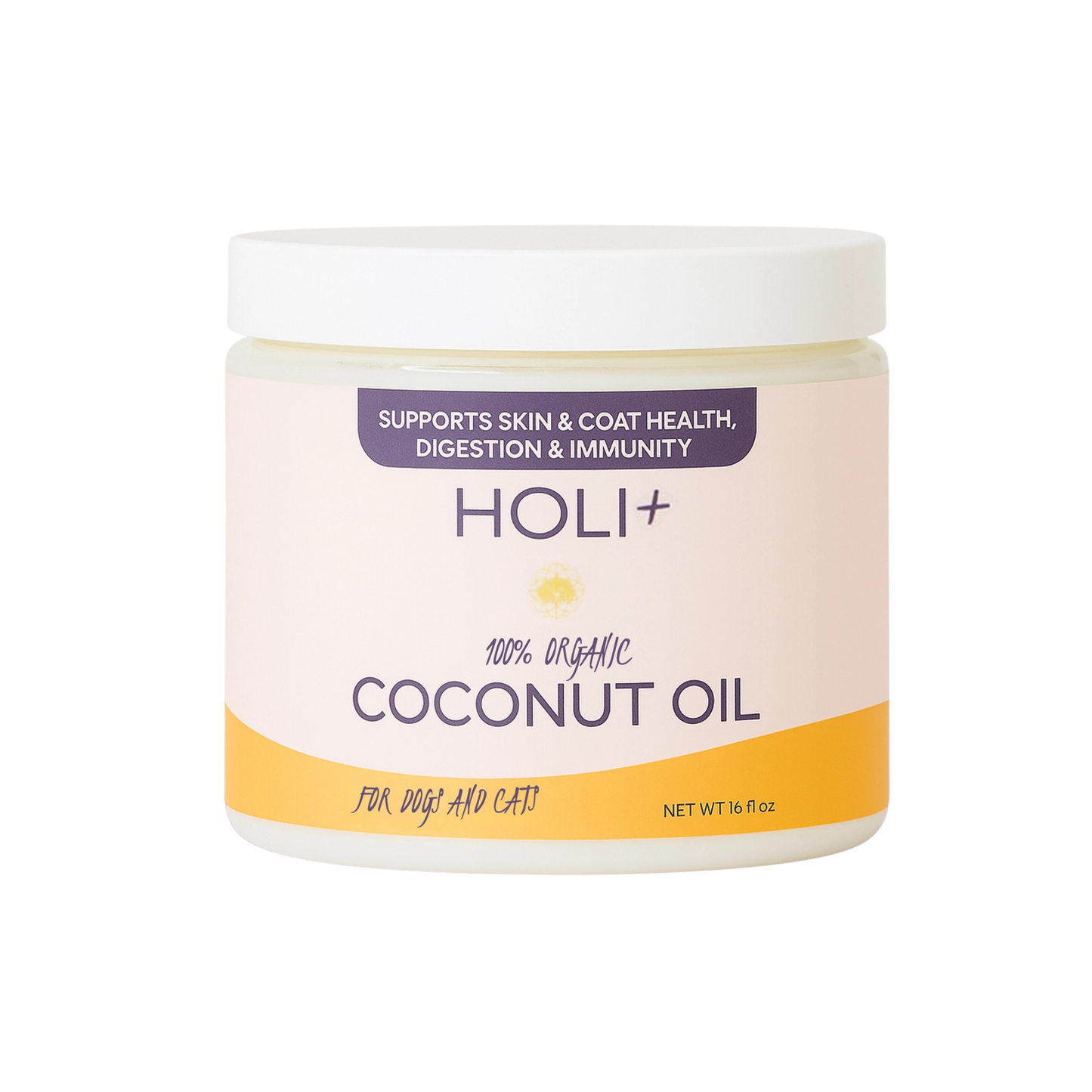Holi 100% Organic Virgin Coconut Oil for Dogs & Cats