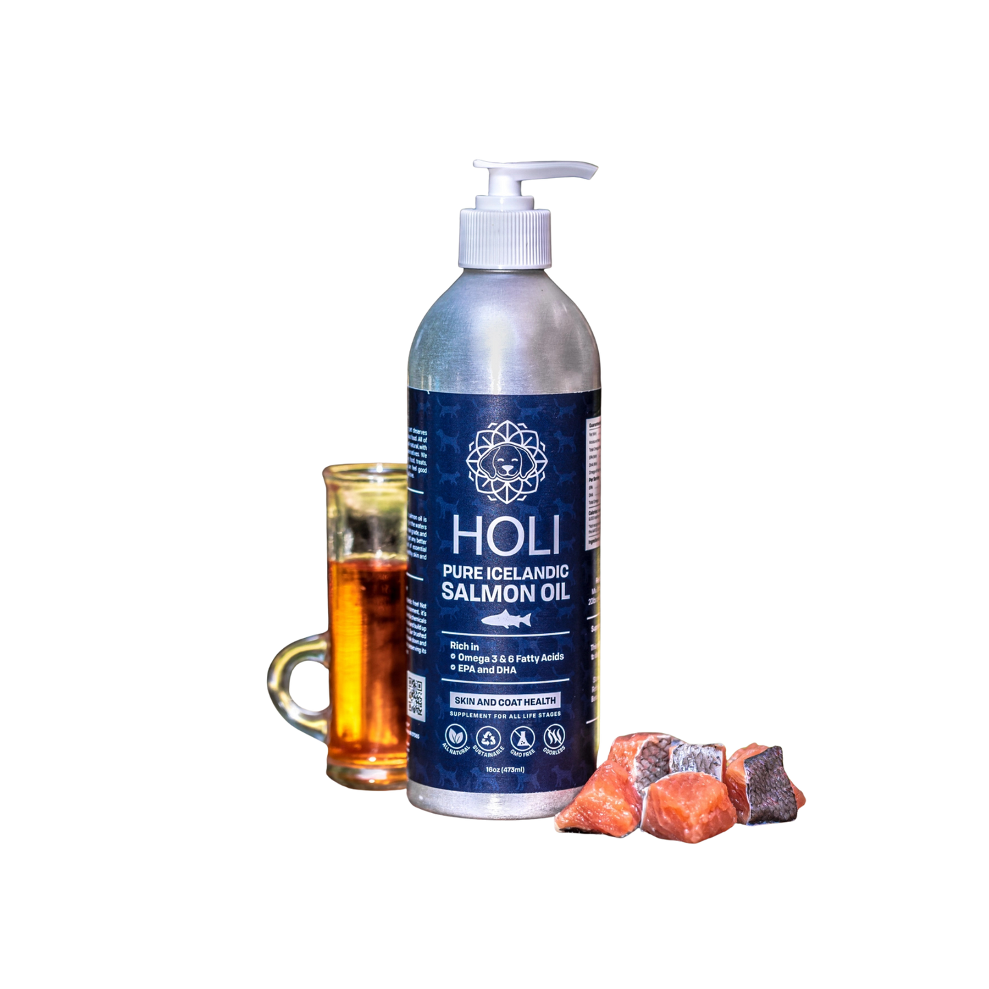 Holi Icelandic Salmon Oil for Dogs