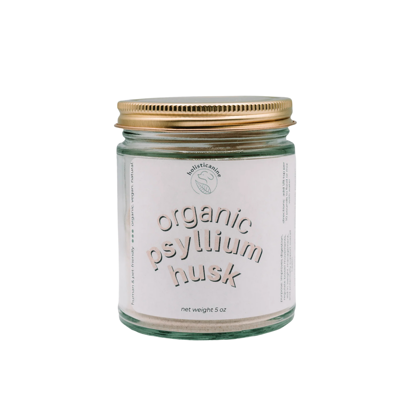 Holistic Canine Organic Psyllium Husk