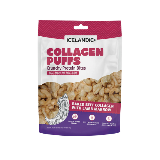 Icelandic+ Beef Collagen Puffs with Marrow Treats for Dogs