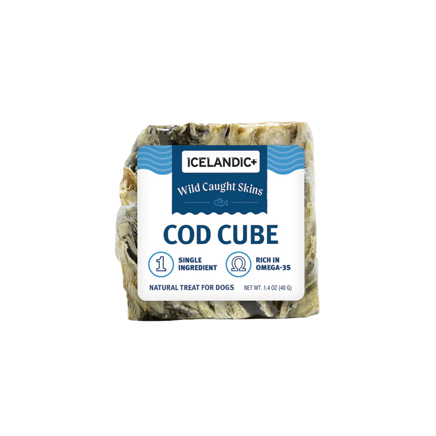 Icelandic+ Cod Skin Cube Dog Treat