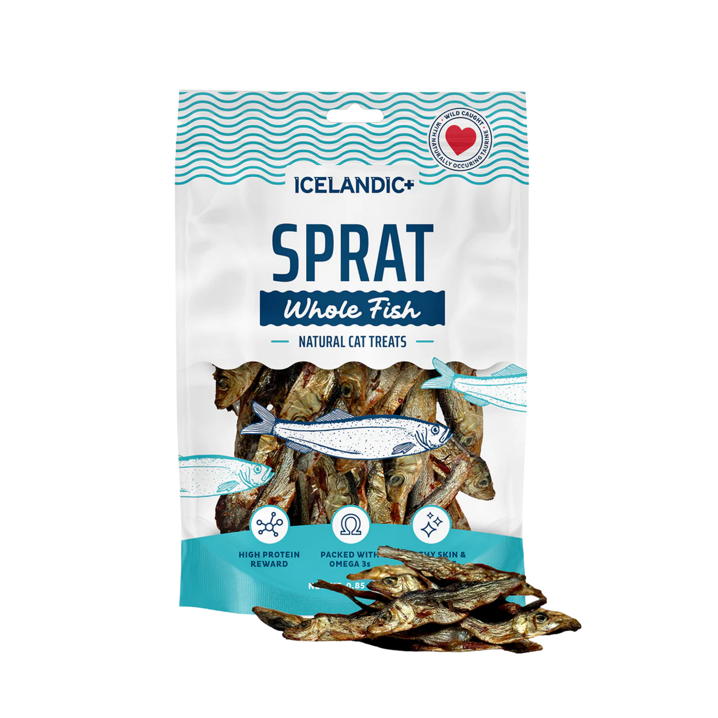Icelandic+ Sprat Whole Fish Cat Treats