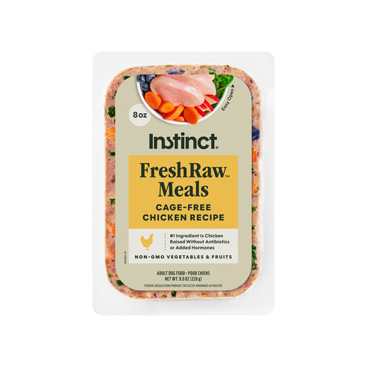 Instinct FreshRaw Meals Cage-Free Chicken Recipe Dog Food
