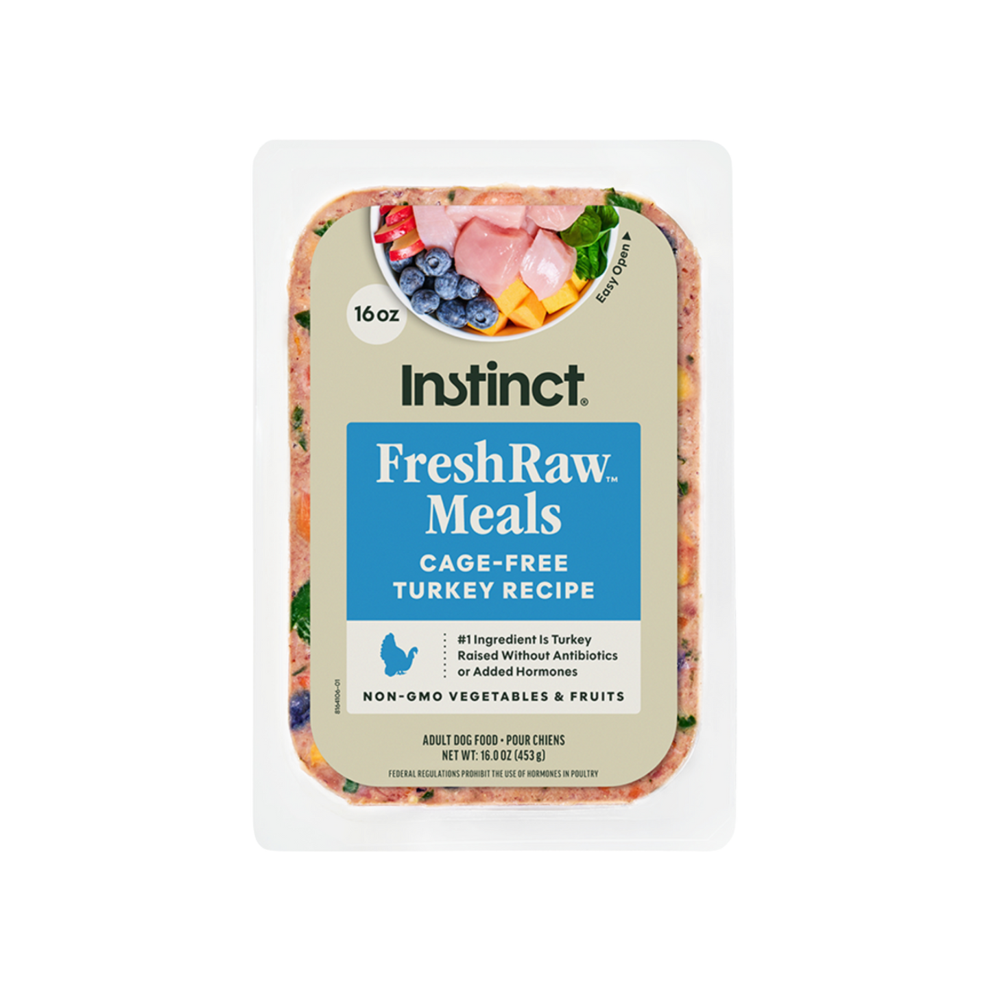 Instinct FreshRaw Meals Cage-Free Turkey Recipe Dog Food