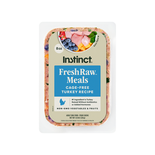 Instinct FreshRaw Meals Cage-Free Turkey Recipe Dog Food